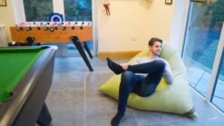 Faux Suede Tri-Gamer Bean Bag