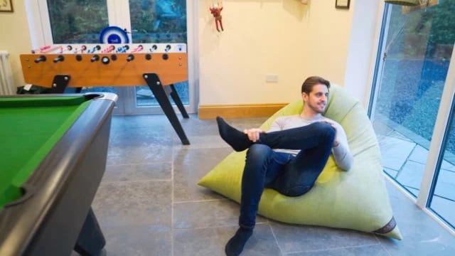 Faux Suede Tri-Gamer Bean Bag 3 Faux Suede Tri-Gamer Bean Bag