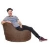 Luxury Chenille Bean Bag Chair - Replacement Cover -Bean Bag Chairs Store chair bean bag luxury walnut 2 7