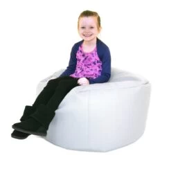 Kids Faux Leather Ingot Bean Bag
