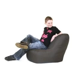 Kids Faux Leather Seat Bean Bag