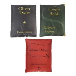 Bean Bag Chairs Store 23 Classic Primary Book Bean Bags - Pack Of 3 (Set 2)