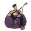 Corduroy Bean Bag Chair - Replacement Cover -Bean Bag Chairs Store corduroy bean bag chair purple 1 1