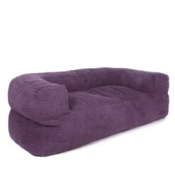 Corduroy Couch Bean Bag -Bean Bag Chairs Store corduroy couch bean bag purple 1