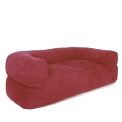 Corduroy Couch Bean Bag -Bean Bag Chairs Store corduroy couch bean bag red 1