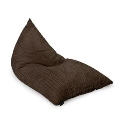 Corduroy Deck Chair Bean Bag -Bean Bag Chairs Store corduroy deck chair bean bag chocolate brown 1