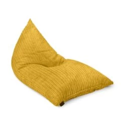 Corduroy Deck Chair Bean Bag -Bean Bag Chairs Store corduroy deck chair bean bag mustard 1