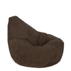 Corduroy Hi-Back Gamer Bean Bag -Bean Bag Chairs Store corduroy hi back gamer bean bag chocolate brown 1