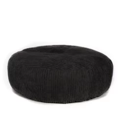 Corduroy Ingot Bean Bag - Replacement Cover -Bean Bag Chairs Store corduroy ingot bean bag black 1 1