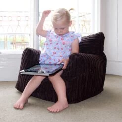 Corduroy Kids Armchair Bean Bag