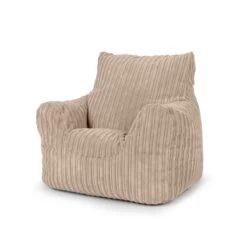 Corduroy Kids Armchair Bean Bag -Bean Bag Chairs Store corduroy kids armchair bean bag sand 1