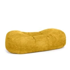 Corduroy Lounger Bean Bag -Bean Bag Chairs Store corduroy lounger bean bag mustard 4