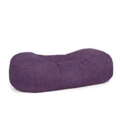Corduroy Lounger Bean Bag - Replacement Cover -Bean Bag Chairs Store corduroy lounger bean bag purple 1 1