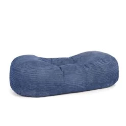 Corduroy Lounger Bean Bag -Bean Bag Chairs Store corduroy lounger bean bag slate blue 1