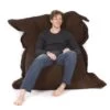 Corduroy Oxford Cushion Bean Bag - Replacement Cover -Bean Bag Chairs Store corduroy oxford cushion bean bag chocolate brown 1 1