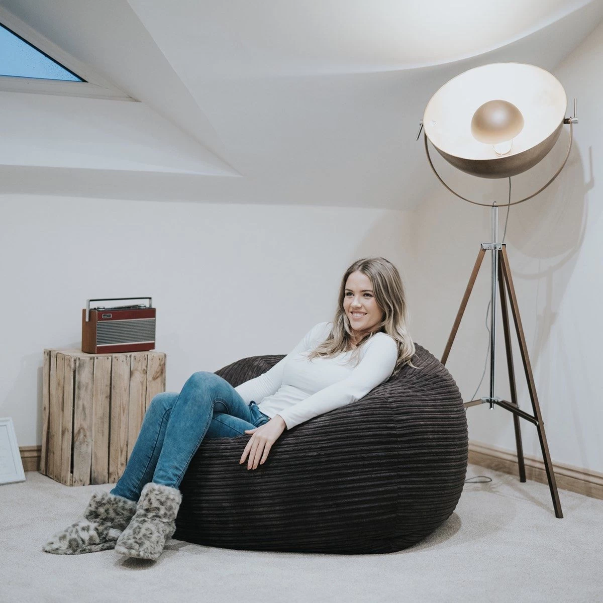 Corduroy Retro Classic Bean Bag 10 Corduroy Retro Classic Bean Bag - Image 8