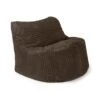 Corduroy Seat Bean Bag -Bean Bag Chairs Store corduroy seat bean bag chocolate brown 1