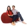 Corduroy Settee Bean Bag -Bean Bag Chairs Store corduroy settee bean bag red 1