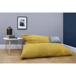 Corduroy Slab Bean Bag -Bean Bag Chairs Store corduroy slab bean bag mustard 5