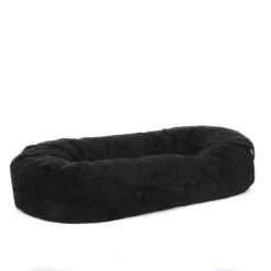 Corduroy Sofa Bed Bean Bag - Replacement Cover -Bean Bag Chairs Store corduroy sofa bed bean bag black 1 1