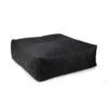 Corduroy Square Bean Bag -Bean Bag Chairs Store corduroy square bean bag black 1