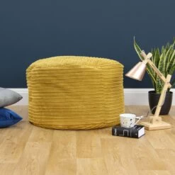 Corduroy Stool Bean Bag