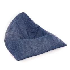Corduroy Tri-Gamer Bean Bag -Bean Bag Chairs Store corduroy tri gamer bean bag blue 1