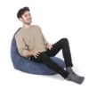 Corduroy Wedgie Bean Bag 1 Corduroy Wedgie Bean Bag -Bean Bag Chairs Store corduroy wedgie bean bag blue 1