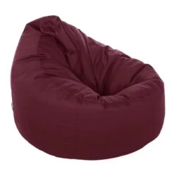 Cotton Bean Bag Chair - Replacement Cover -Bean Bag Chairs Store cotton bean bag chair maroon 1 1