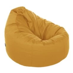 Cotton Bean Bag Chair - Replacement Cover -Bean Bag Chairs Store cotton bean bag chair sunflower yellow 1 1