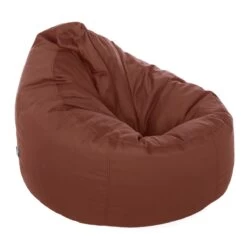 Cotton Bean Bag Chair - Replacement Cover -Bean Bag Chairs Store cotton bean bag chair terracotta 1 1