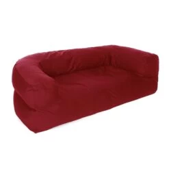 Cotton Couch Bean Bag - Replacement Cover -Bean Bag Chairs Store cotton couch bean bag red 1 1
