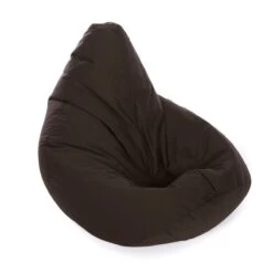 Cotton Hi-Back Gamer Bean Bag -Bean Bag Chairs Store cotton hi back gamer bean bag chocolate brown 1