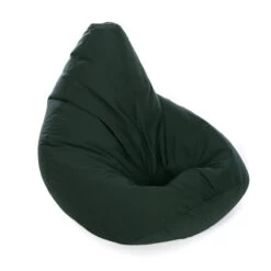 Cotton Hi-Back Gamer Bean Bag - Replacement Cover -Bean Bag Chairs Store cotton hi back gamer bean bag forest green 1 1