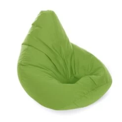 Cotton Hi-Back Gamer Bean Bag - Replacement Cover -Bean Bag Chairs Store cotton hi back gamer bean bag lime green 1 1