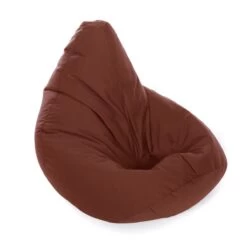 Cotton Hi-Back Gamer Bean Bag - Replacement Cover -Bean Bag Chairs Store cotton hi back gamer bean bag terracotta 1 1