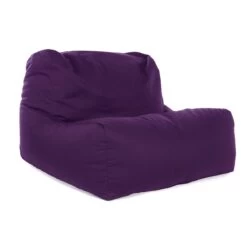 Cotton LayZ Bean Bag - Replacement Cover -Bean Bag Chairs Store cotton layz bean bag purple 1 1