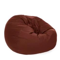 Cotton Retro Classic Bean Bag -Bean Bag Chairs Store cotton retro classic bean bag terracotta 1