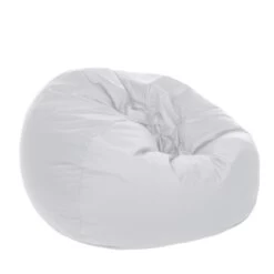 Cotton Retro Classic Bean Bag -Bean Bag Chairs Store cotton retro classic bean bag white 1