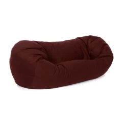 Cotton Settee Bean Bag - Replacement Cover -Bean Bag Chairs Store cotton settee bean bag maroon 1 1