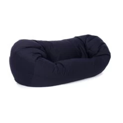 Cotton Settee Bean Bag - Replacement Cover -Bean Bag Chairs Store cotton settee bean bag navy blue 1 1