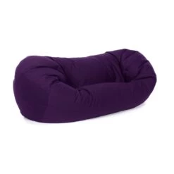 Cotton Settee Bean Bag -Bean Bag Chairs Store cotton settee bean bag purple 1