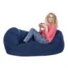 Cotton Settee Bean Bag - Replacement Cover -Bean Bag Chairs Store cotton settee bean bag royal blue 1 1
