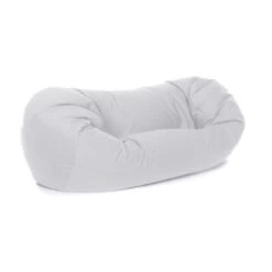 Cotton Settee Bean Bag - Replacement Cover -Bean Bag Chairs Store cotton settee bean bag white 1 1