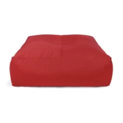 Cotton Square Bean Bag - Replacement Cover -Bean Bag Chairs Store cotton square bean bag front 1