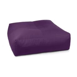 Cotton Square Bean Bag -Bean Bag Chairs Store cotton square bean bag purple 1