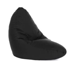 Cotton Wedgie Bean Bag - Replacement Cover -Bean Bag Chairs Store cotton wedgie bean bag black 1 1