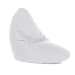 Cotton Wedgie Bean Bag -Bean Bag Chairs Store cotton wedgie bean bag white 1