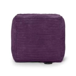 Corduroy Cube Bean Bag 18 Corduroy Cube Bean Bag -Bean Bag Chairs Store cube bean bags cord purple 1