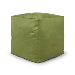 Faux Suede Cube Bean Bag